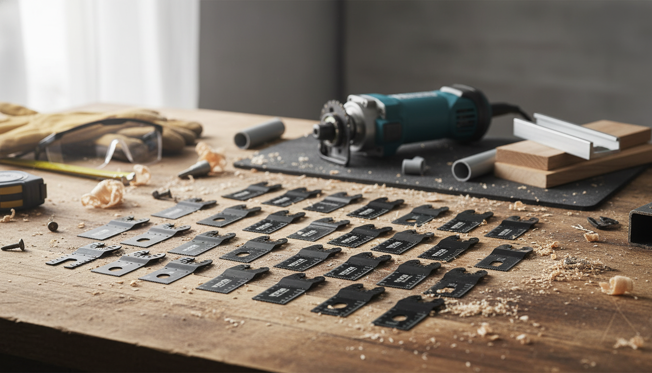 100 Quick-Release Oscillating Blades for Clean Cuts