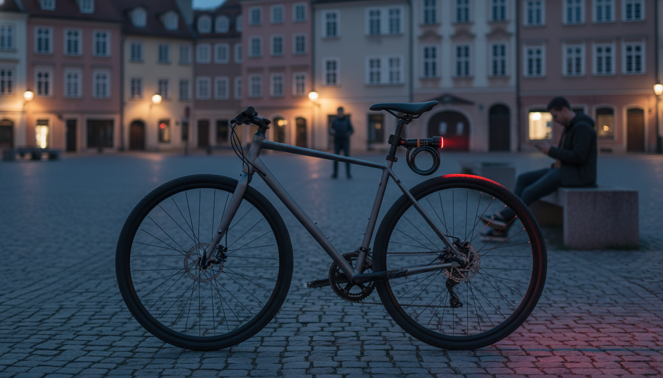 2-in-1 Bike Cable Lock Taillight for Safer Stops