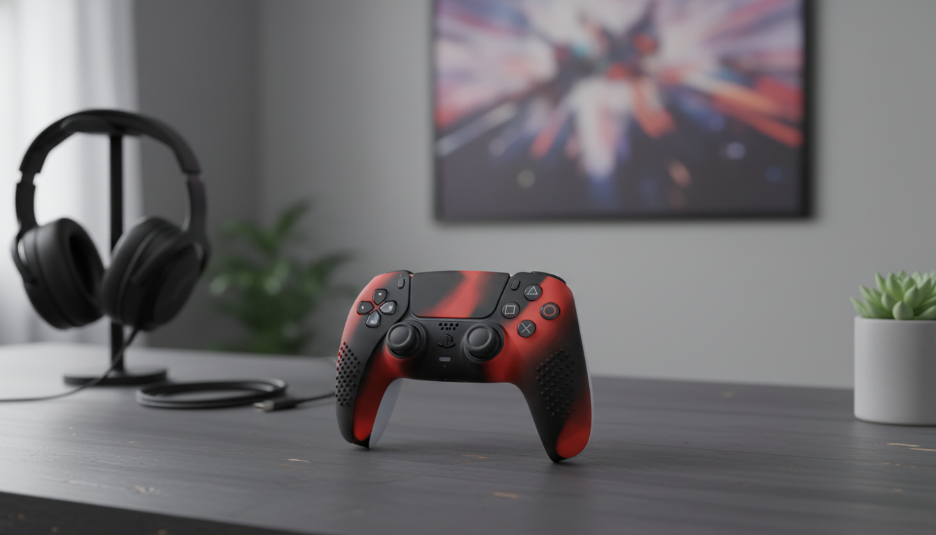 3D Studded Silicone Grip Cover for PS5 Edge Control