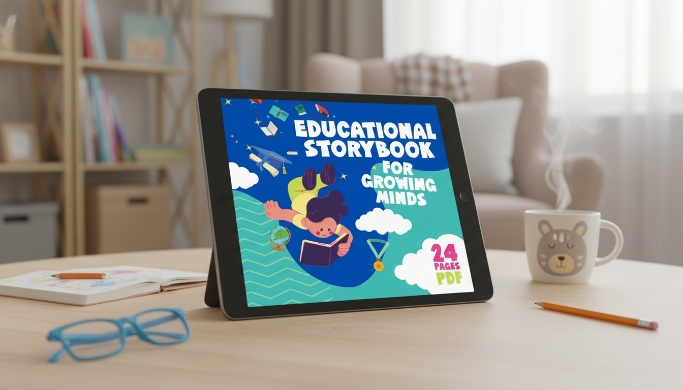 Digital Educational Storybook: Lessons Kids Remember