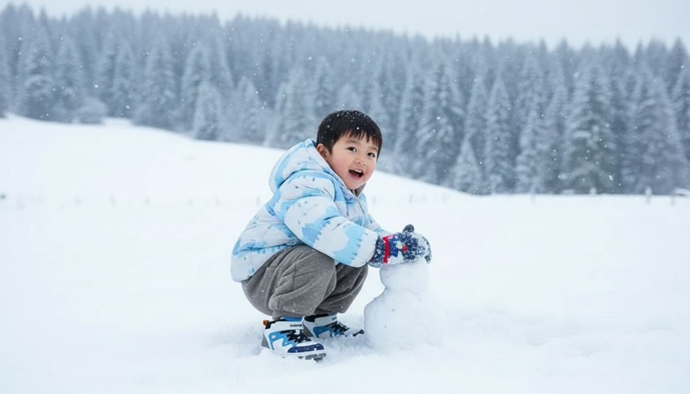 Kids’ Fleece-Lined Cargo Joggers for Winter Play