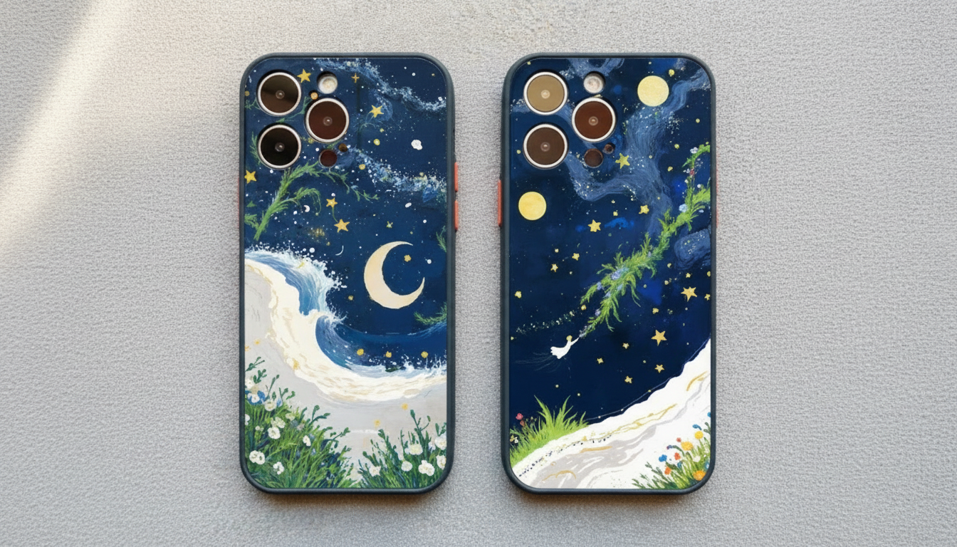 Little Prince Starry Sky iPhone Case: Slim Daily Armor