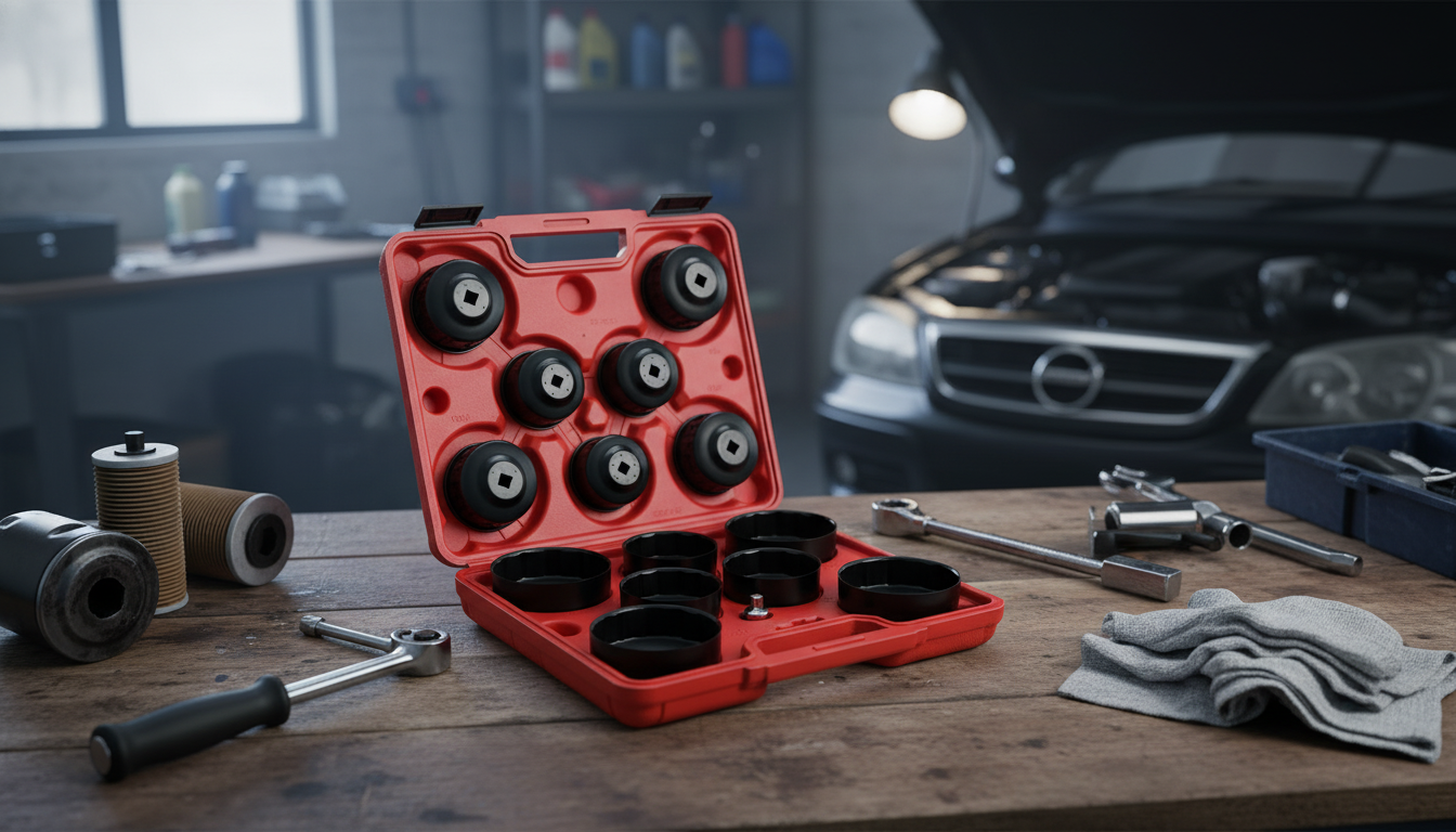Low-Profile 14-Piece Oil Filter Cap Socket Set Guide