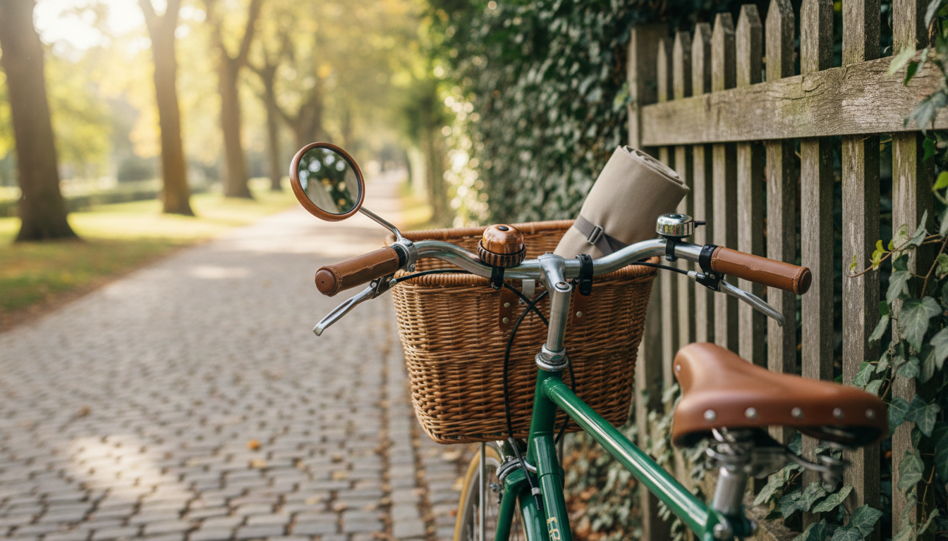 Retro Copper Bike Bell: Crisp Ring for Safer Passing