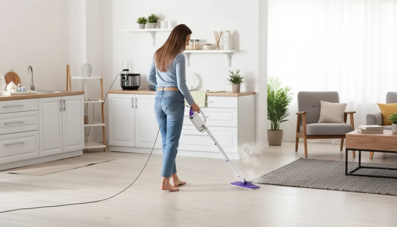 Whole-Home Steam Cleaning: Long-Cord Deep-Clean Guide