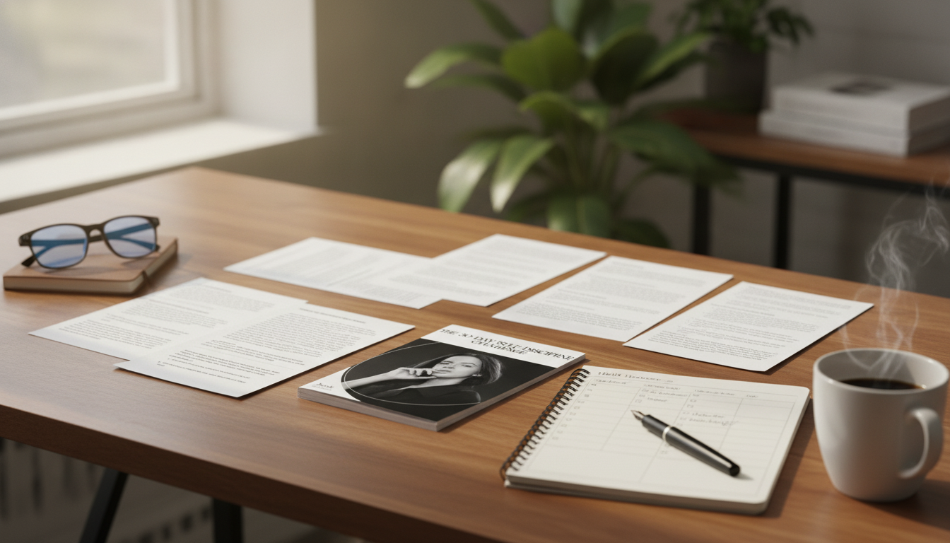 30-Day Self-Discipline Challenge: Printable Habit Plan