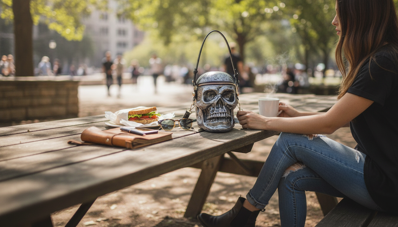 Wacky Skull Head Crossbody Bags: Fun, Hands-Free Style